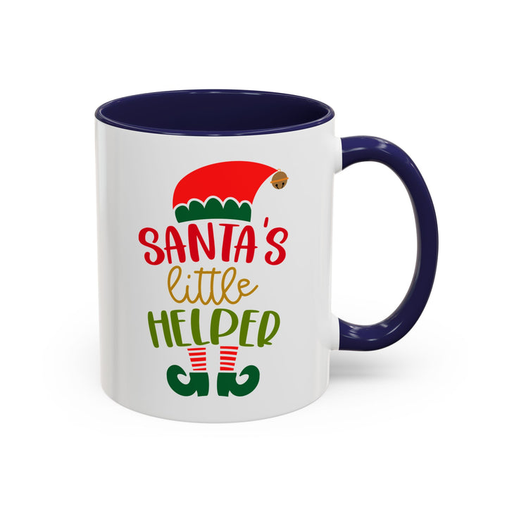 Santa's Little Helper - Accent Coffee Mug (11, 15oz)