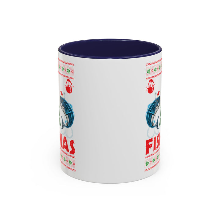 Merry Fishmas - Accent Coffee Mug (11, 15oz)