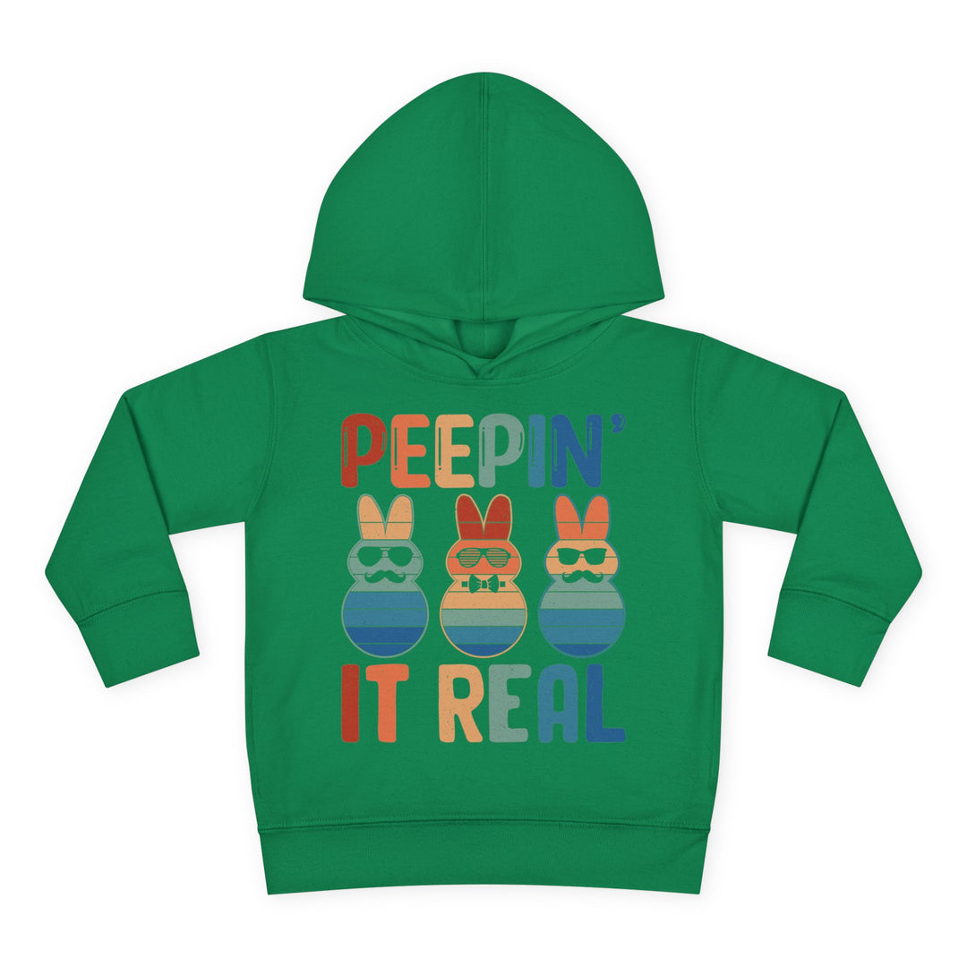 Peepin It Real - Toddler Pullover Fleece Hoodie