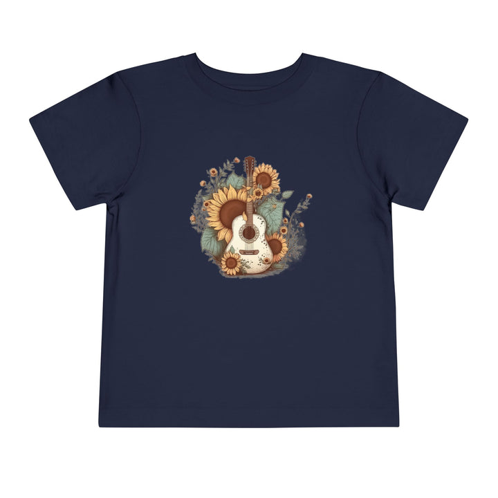 Sunflower Guitar - Toddler Short Sleeve Tee