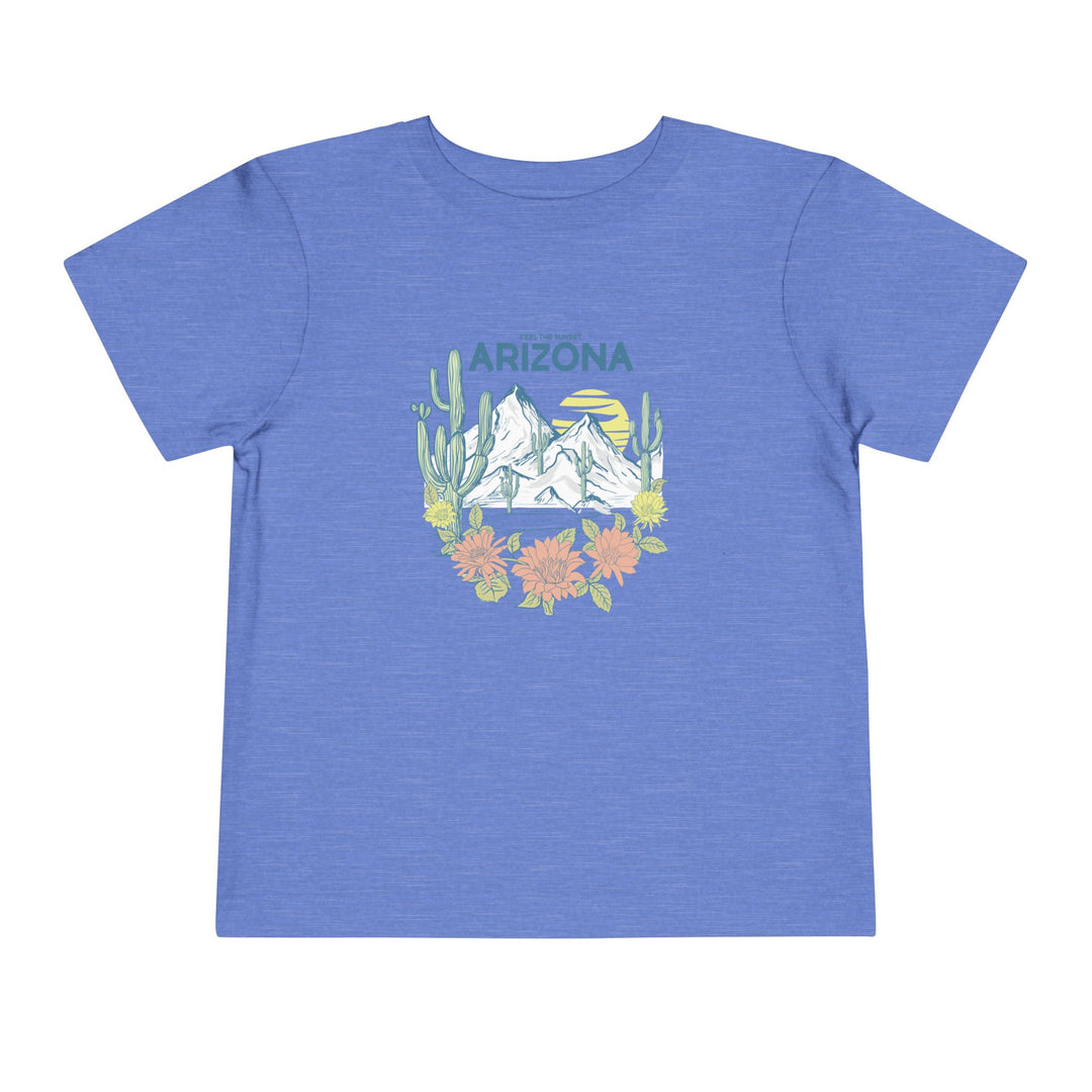 Feel The Sunset Arizona - Toddler Short Sleeve Tee