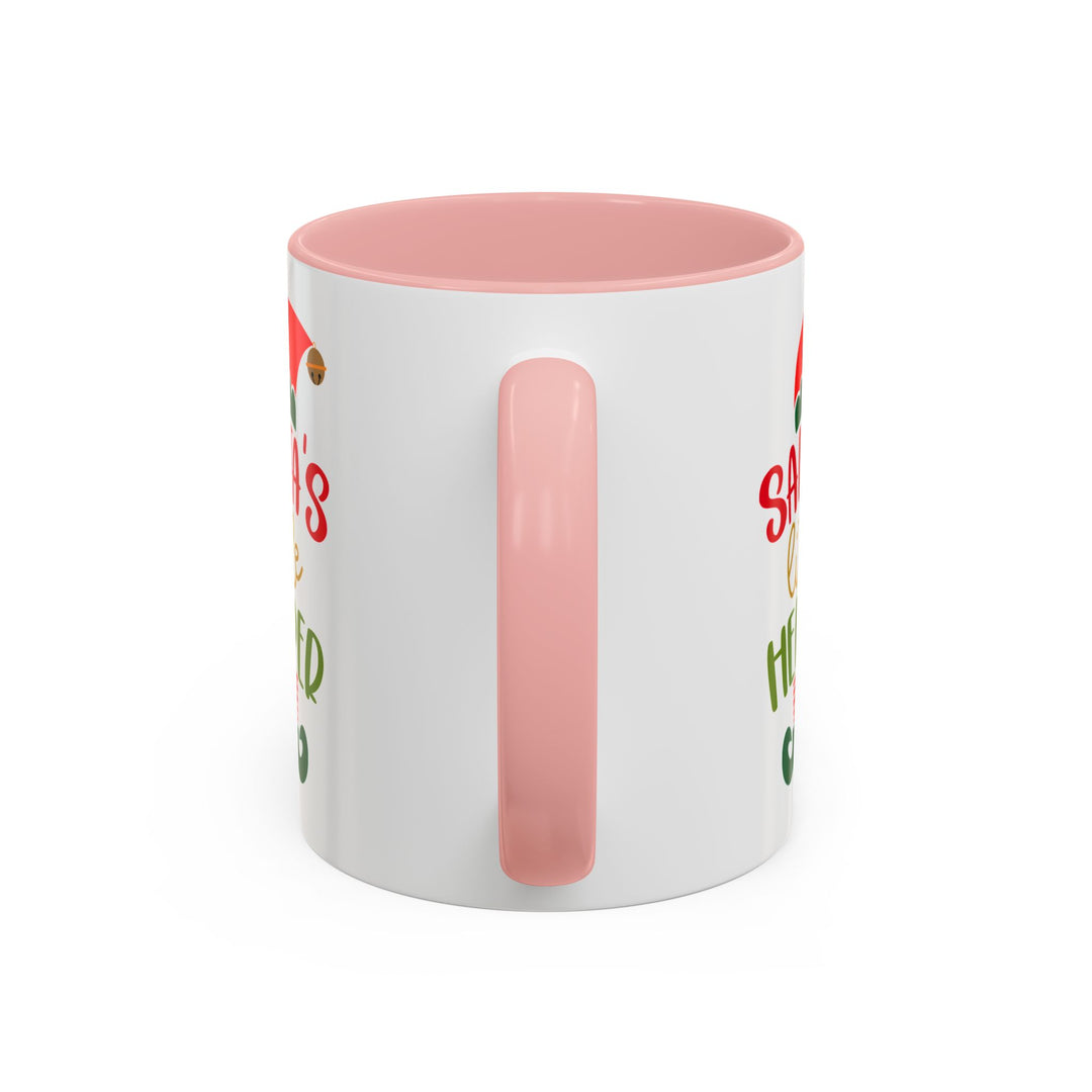 Santa's Little Helper - Accent Coffee Mug (11, 15oz)