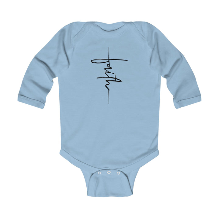 Faith Cross - Infant Long Sleeve Bodysuit