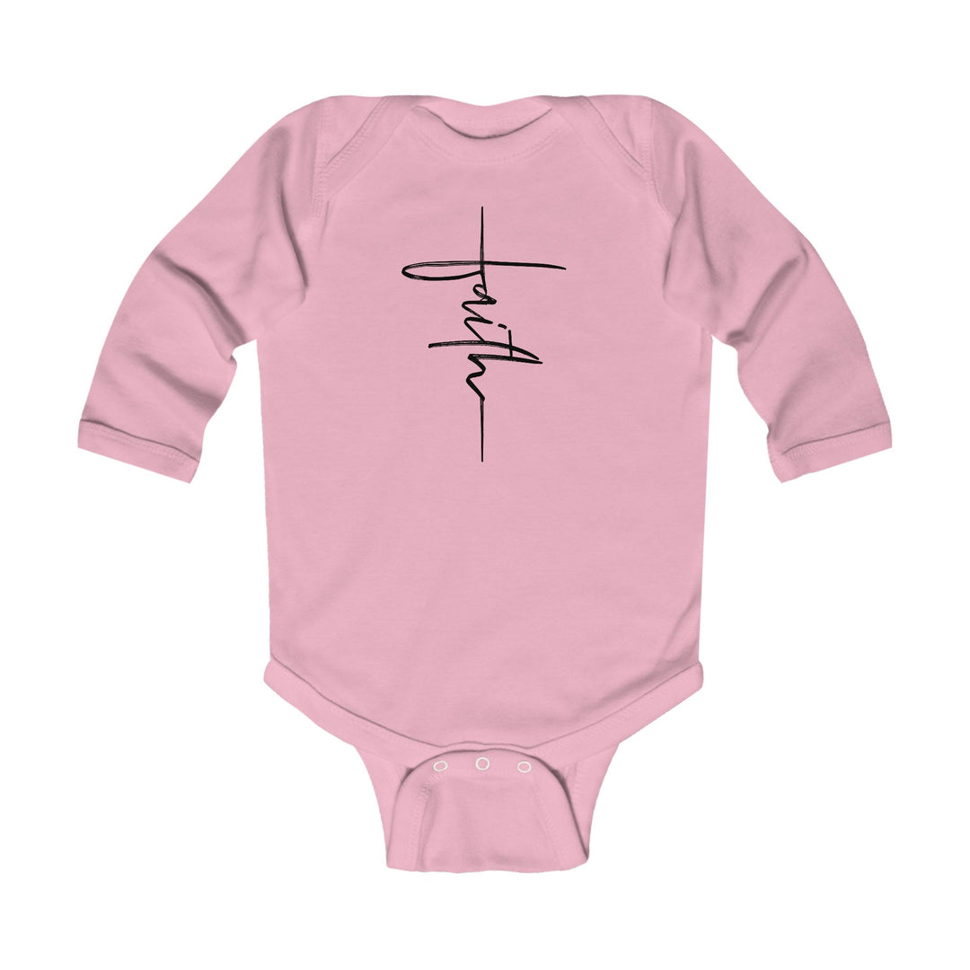 Faith Cross - Infant Long Sleeve Bodysuit