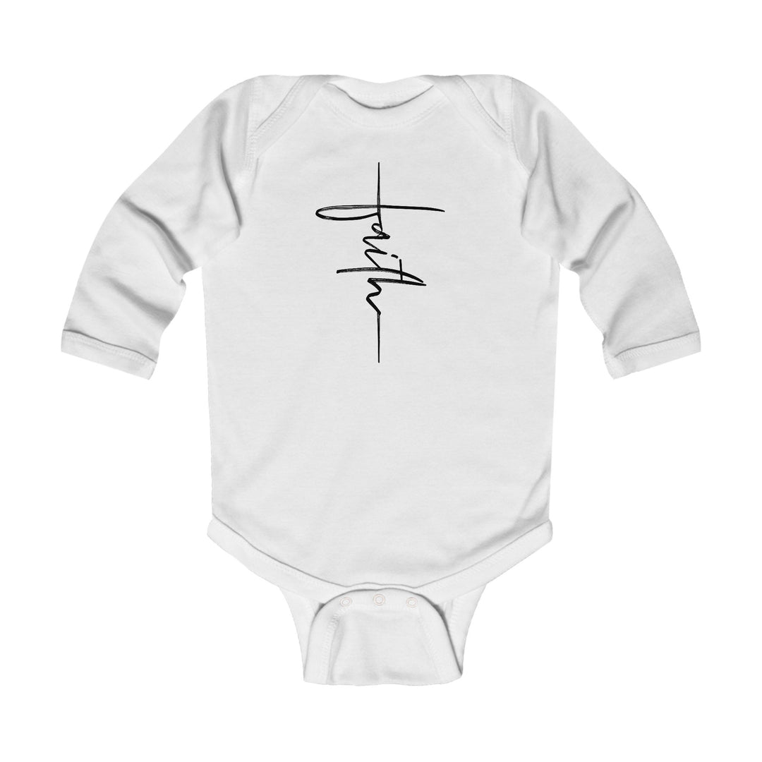Faith Cross - Infant Long Sleeve Bodysuit