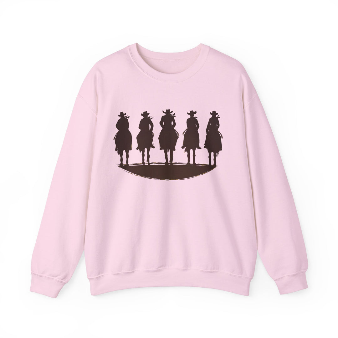 Cowboy Silhouette - Unisex Heavy Blend™ Crewneck Sweatshirt
