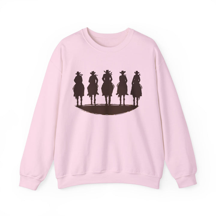 Cowboy Silhouette - Unisex Heavy Blend™ Crewneck Sweatshirt