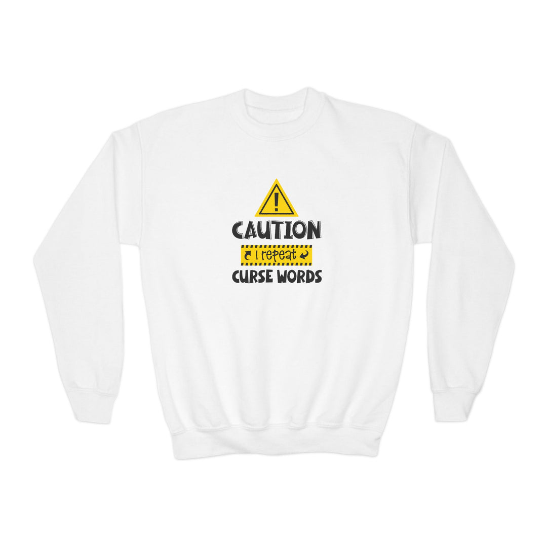 Caution - Youth Crewneck Sweatshirt