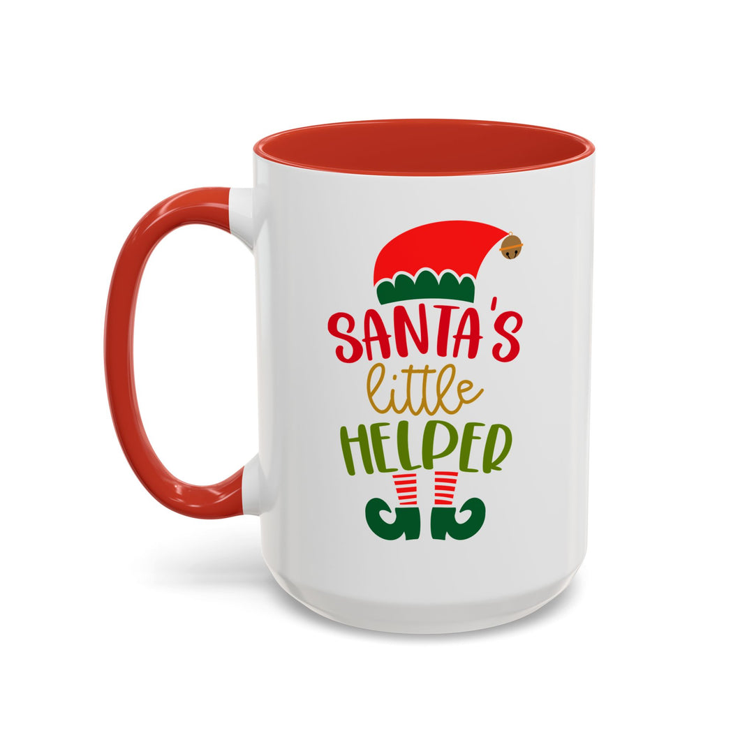 Santa's Little Helper - Accent Coffee Mug (11, 15oz)