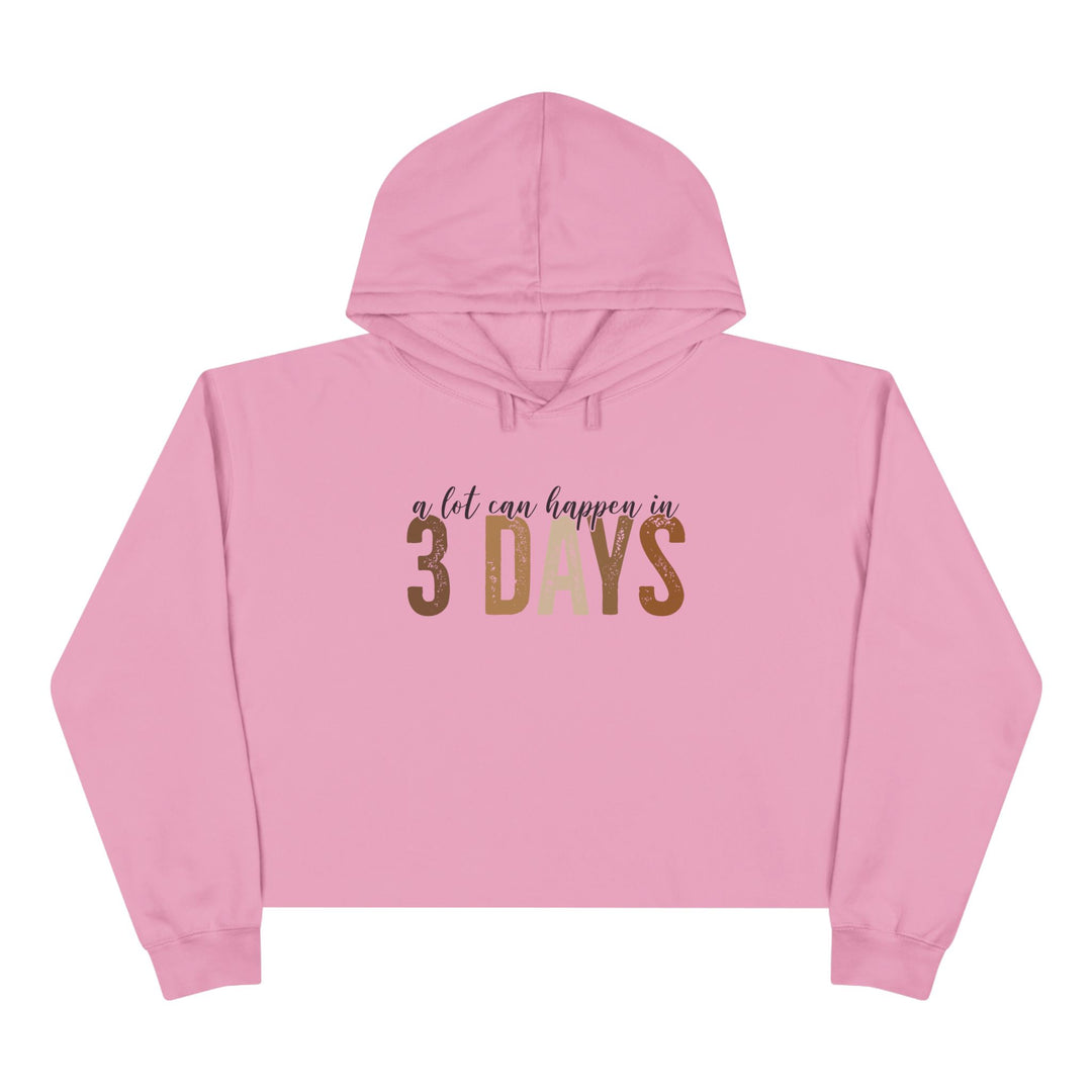 3 Days - Crop Hoodie