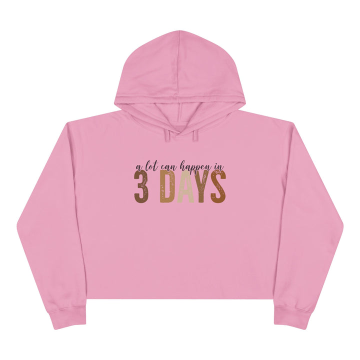 3 Days - Crop Hoodie