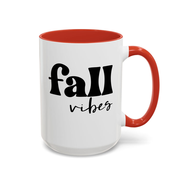Fall Vibes - Accent Coffee Mug (11, 15oz)
