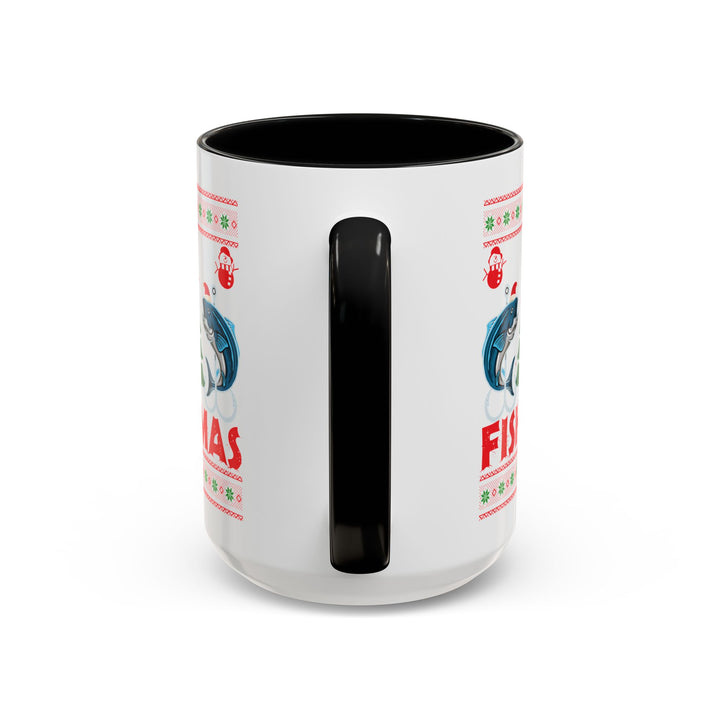 Merry Fishmas - Accent Coffee Mug (11, 15oz)