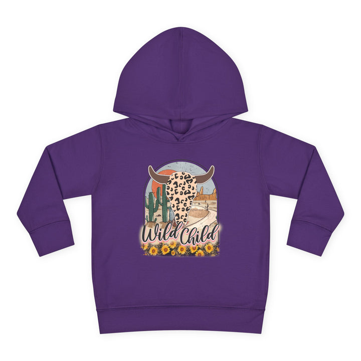 Wild Child - Toddler Pullover Fleece Hoodie