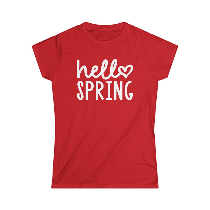 Hello Spring - Women's Softstyle Tee