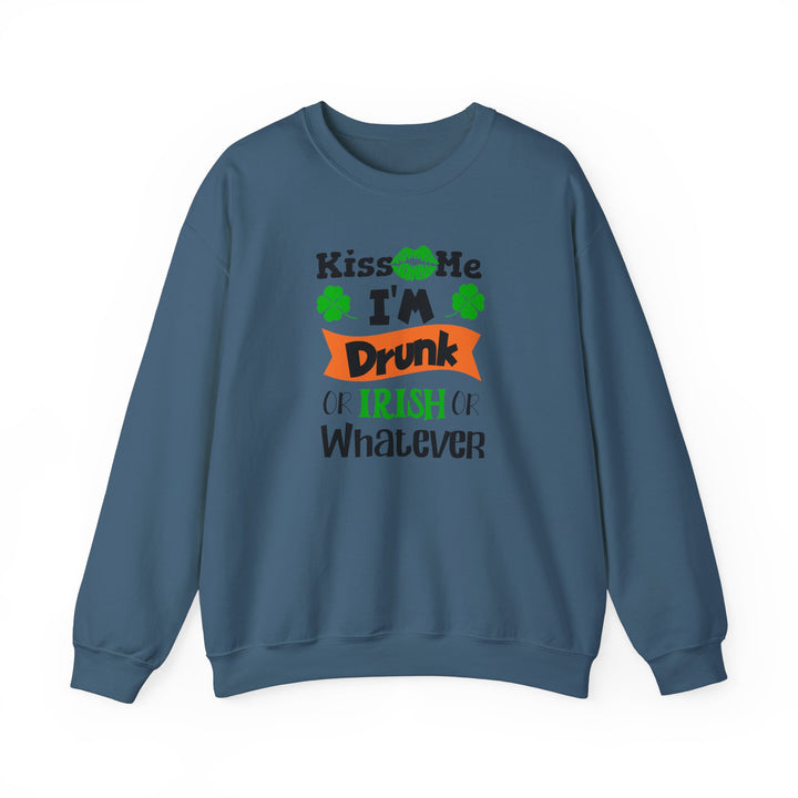 Kiss Me I'm Drunk - Unisex Heavy Blend™ Crewneck Sweatshirt