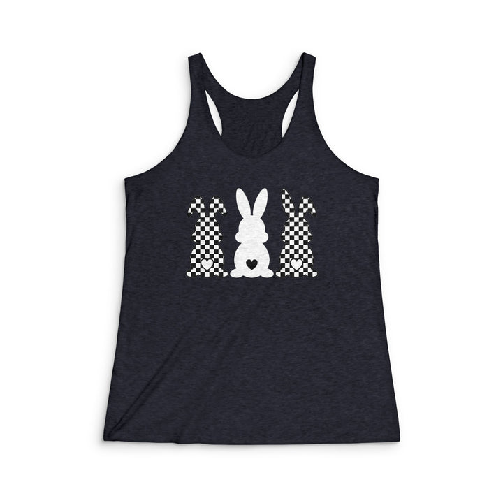 Heart Bunny - Women's Tri-Blend Racerback Tank