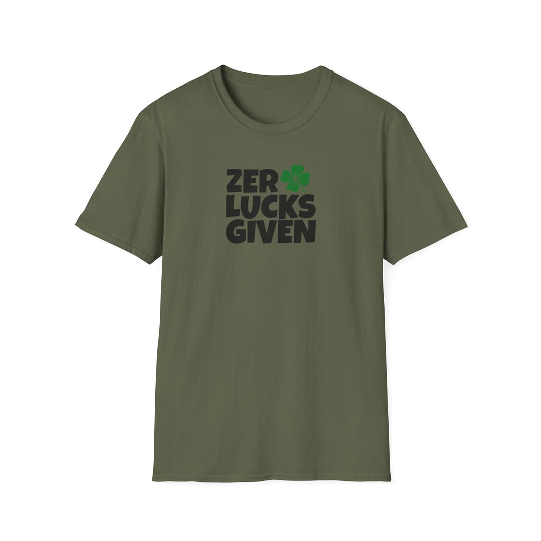 Zero Lucks Given - Unisex Softstyle T-Shirt