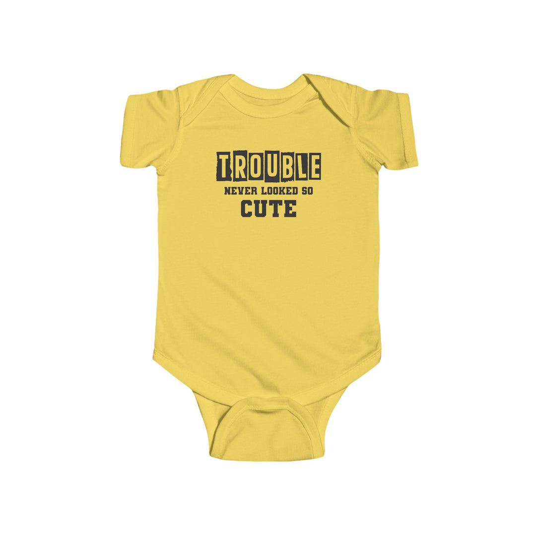 Trouble Never Looked So Cute - Infant Fine Jersey Bodysuit