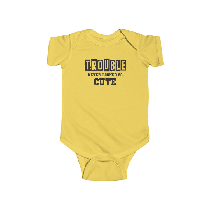 Trouble Never Looked So Cute - Infant Fine Jersey Bodysuit