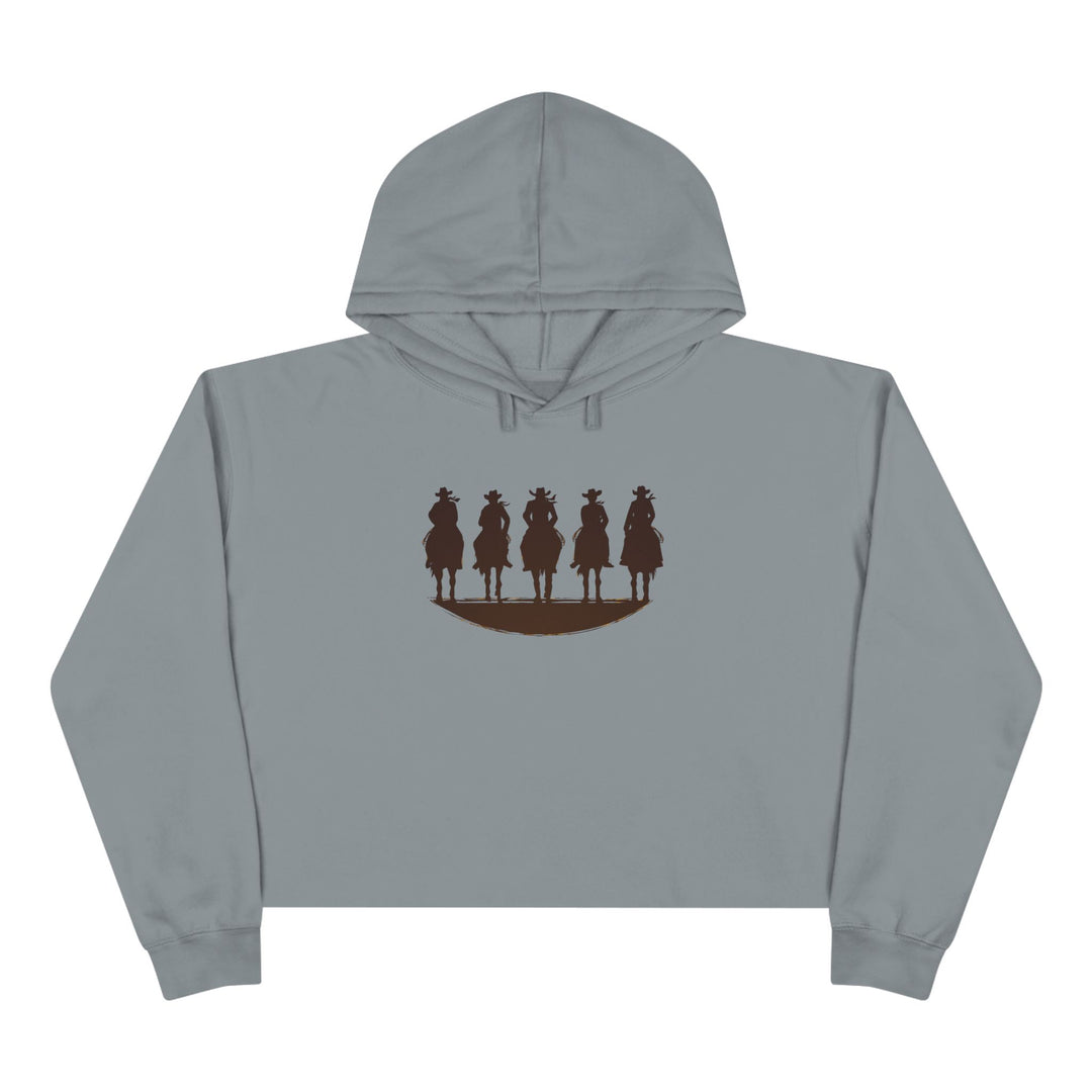 Cowboy Silhouette - Crop Hoodie