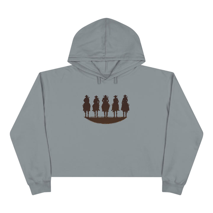 Cowboy Silhouette - Crop Hoodie