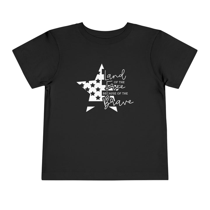 Land Of The Free - Toddler Short Sleeve Tee