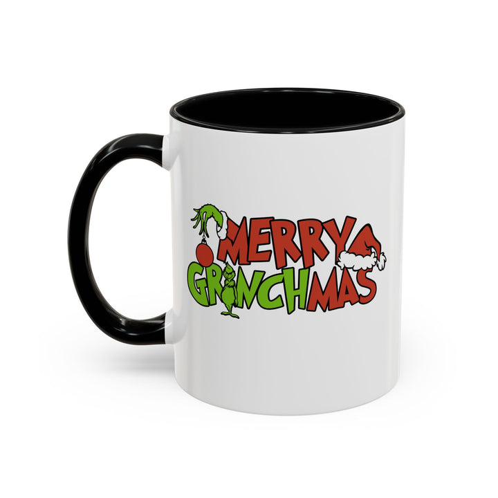Merry Grinchmas - Accent Coffee Mug (11, 15oz)