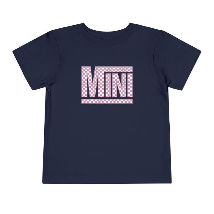 Pink Check Mini - Toddler Short Sleeve Tee
