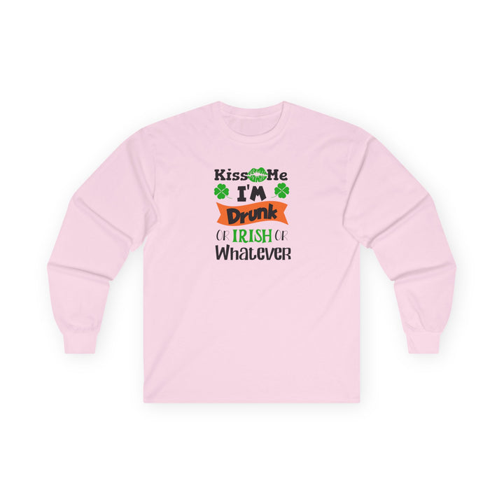 Kiss Me I'm Drunk - Unisex Ultra Cotton Long Sleeve Tee