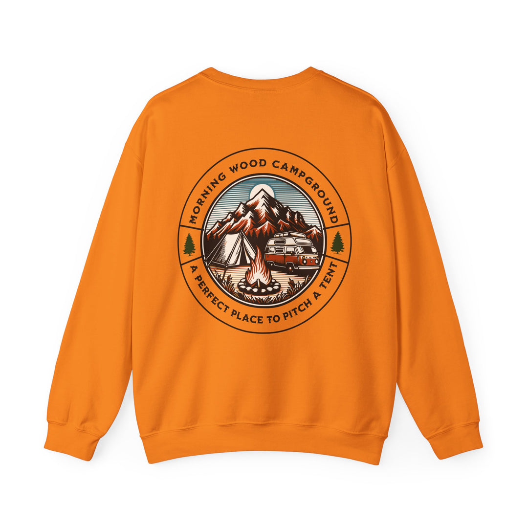 Morning Wood Campground - Unisex Heavy Blend™ Crewneck Sweatshirt