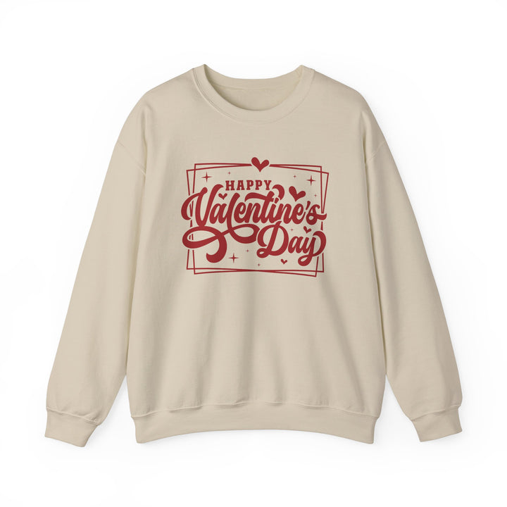 Happy Valentine's Day W/Hearts - Unisex Heavy Blend™ Crewneck Sweatshirt