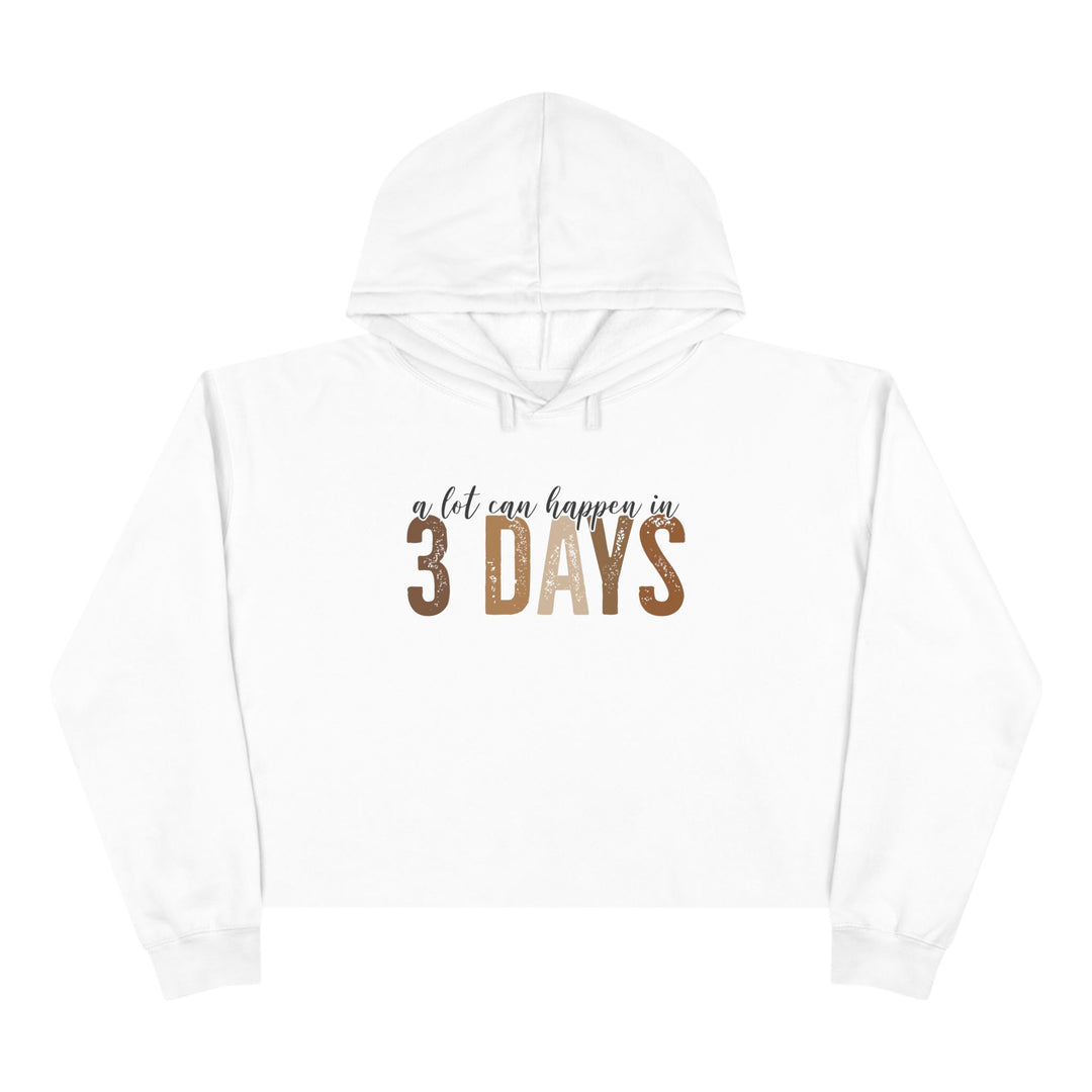 3 Days - Crop Hoodie