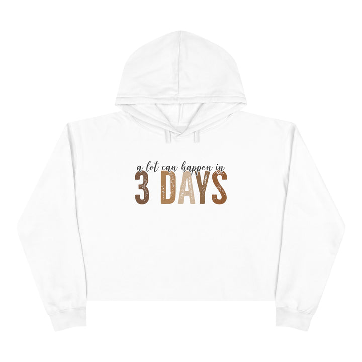 3 Days - Crop Hoodie