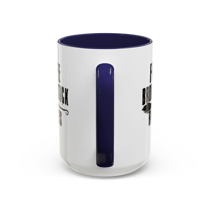 Free Broomstick Rides - Accent Coffee Mug (11, 15oz)