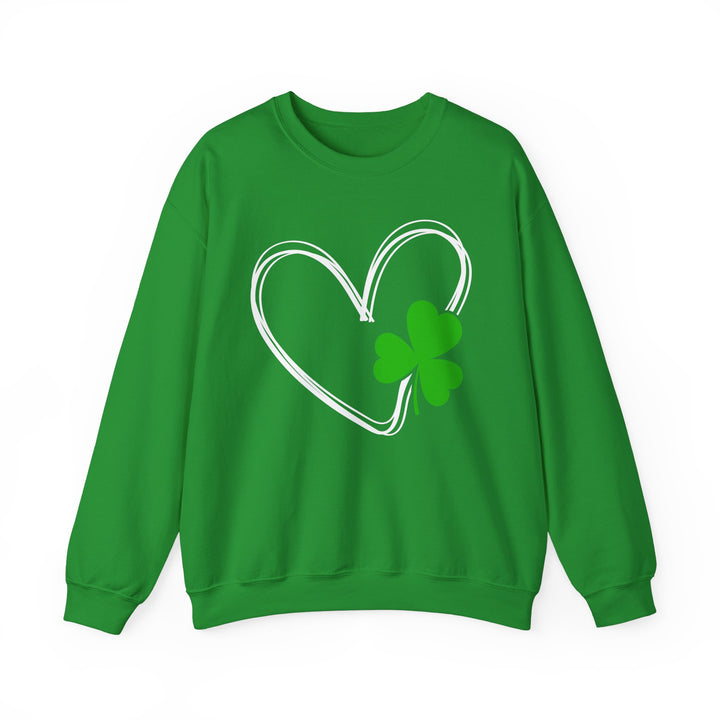 Heart & Clover - Unisex Heavy Blend™ Crewneck Sweatshirt