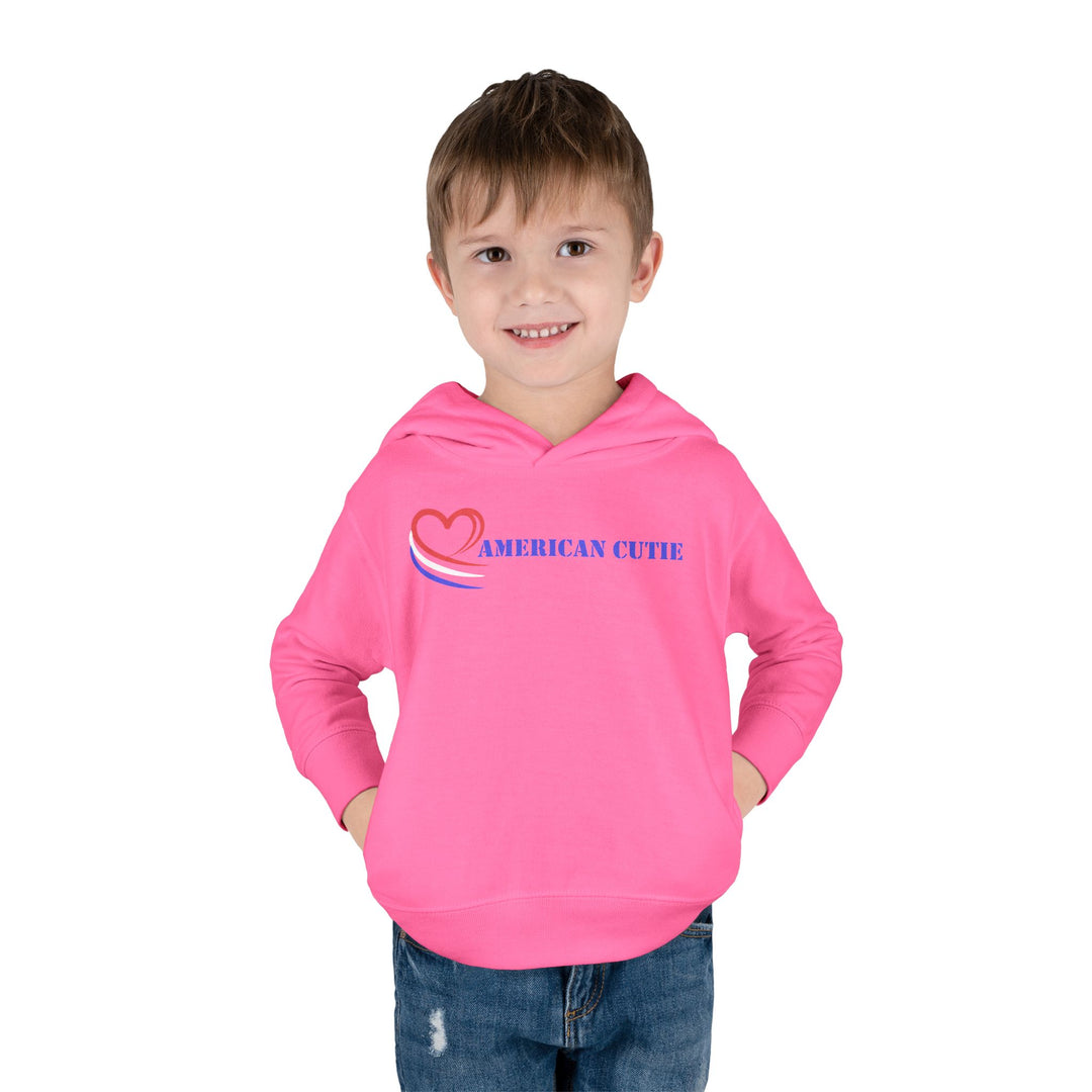 American Cutie - Toddler Pullover Fleece Hoodie
