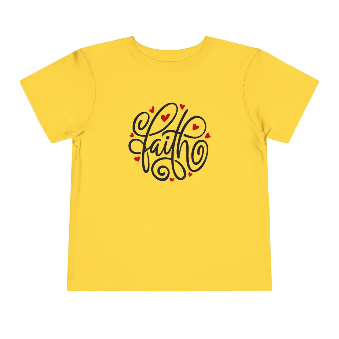 Faith Hearts - Toddler Short Sleeve Tee