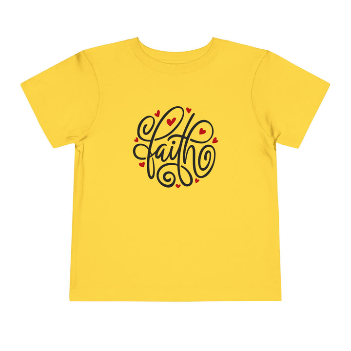 Faith Hearts - Toddler Short Sleeve Tee