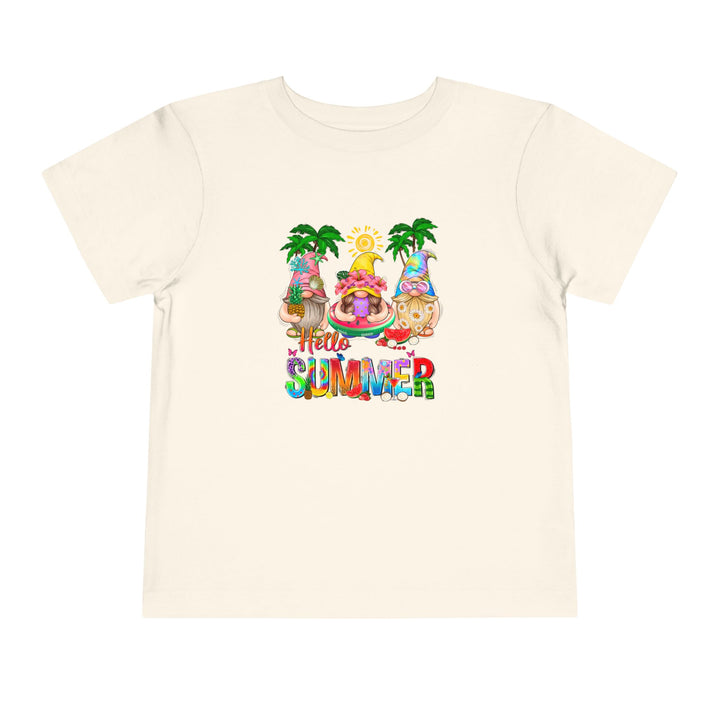 Summer Gnomes - Toddler Short Sleeve Tee