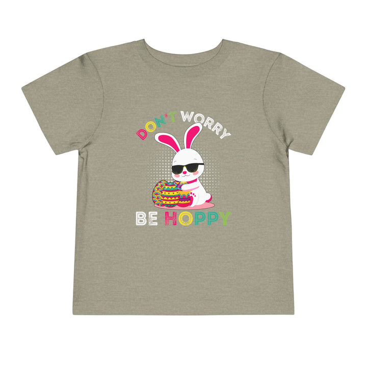 Don't Worry Be Hoppy - Toddler Short Sleeve Tee
