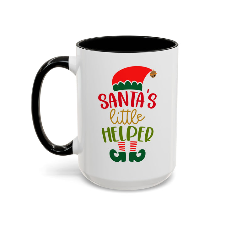 Santa's Little Helper - Accent Coffee Mug (11, 15oz)