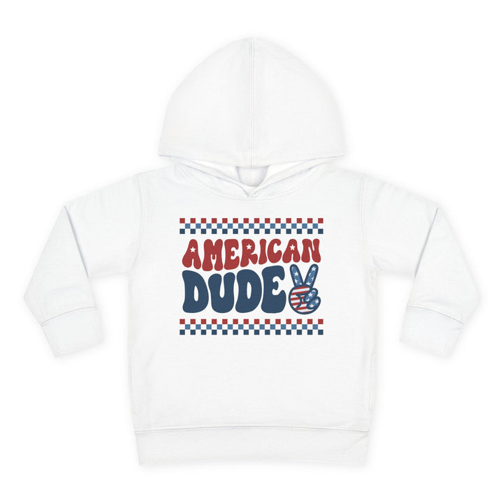 American Dude - Toddler Pullover Fleece Hoodie