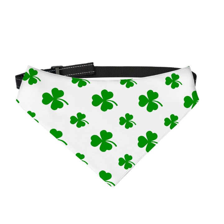 White Clover - Dog Bandanas Double Sided with Buckle