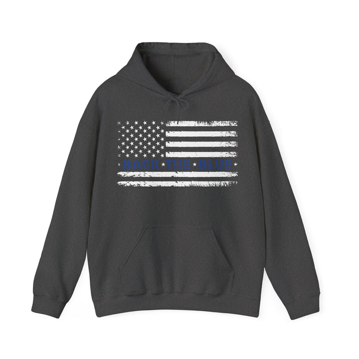 Back The Blue - Unisex Heavy Blend™ Hooded Sweatshirt
