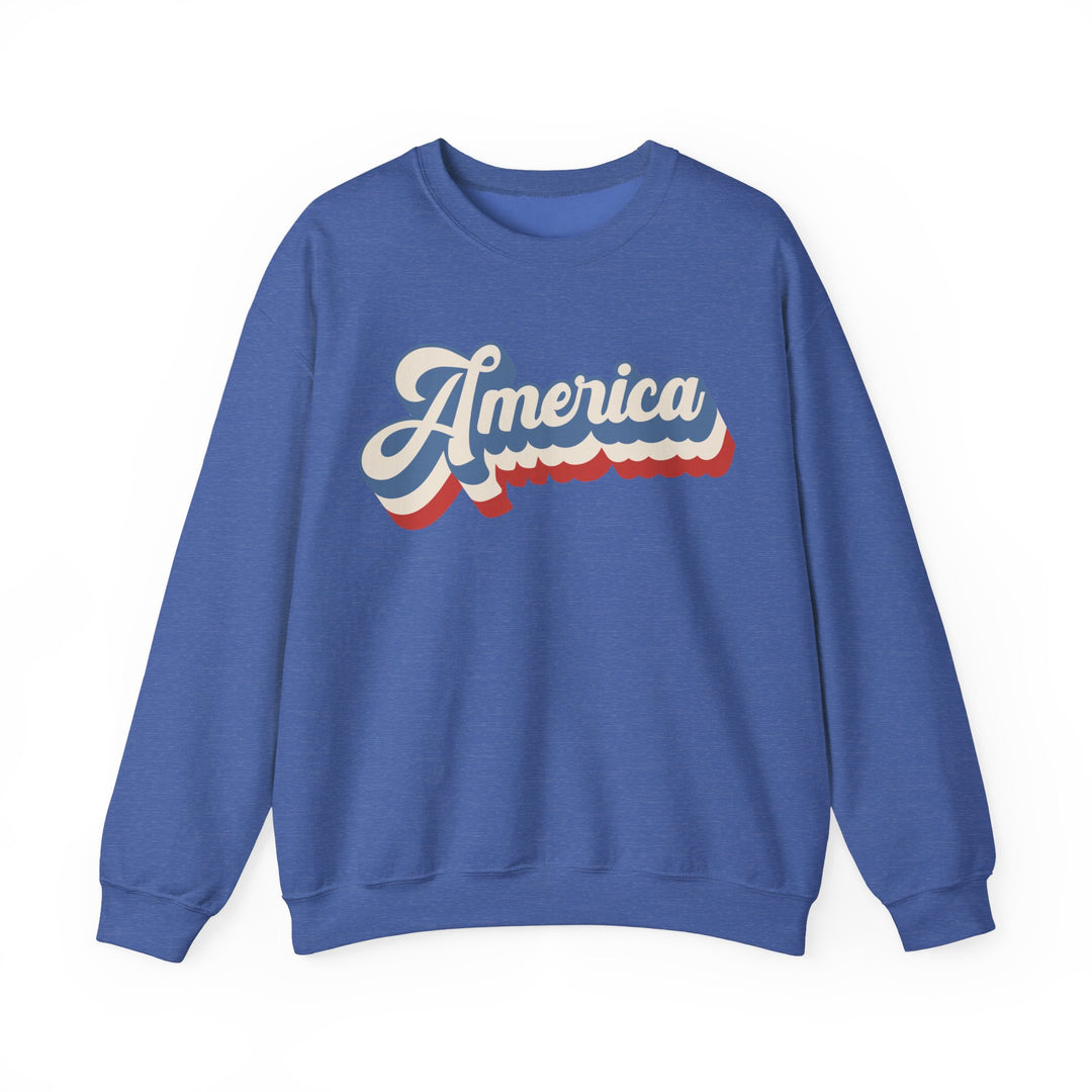Retro America - Unisex Heavy Blend™ Crewneck Sweatshirt