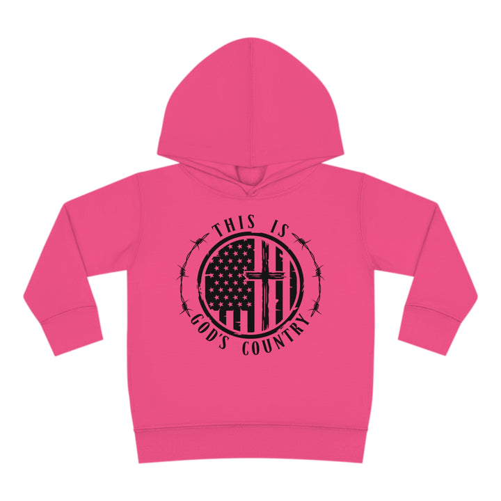 Gods Country - Toddler Pullover Fleece Hoodie