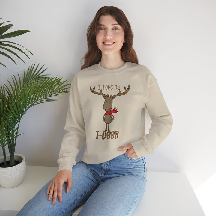 I Have No I-Deer - Unisex Heavy Blend™ Crewneck Sweatshirt
