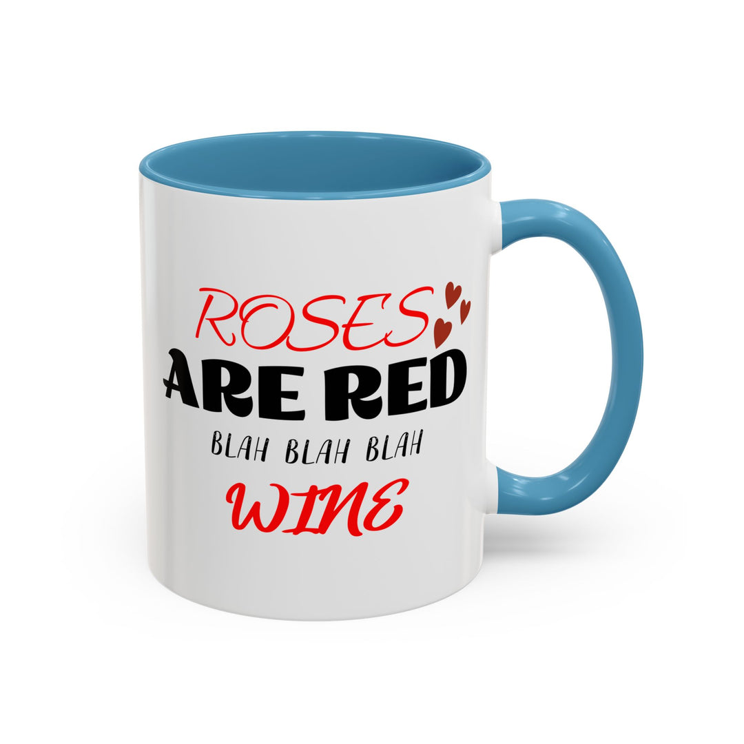 Blah Blah Blah Wine - Accent Coffee Mug (11, 15oz)