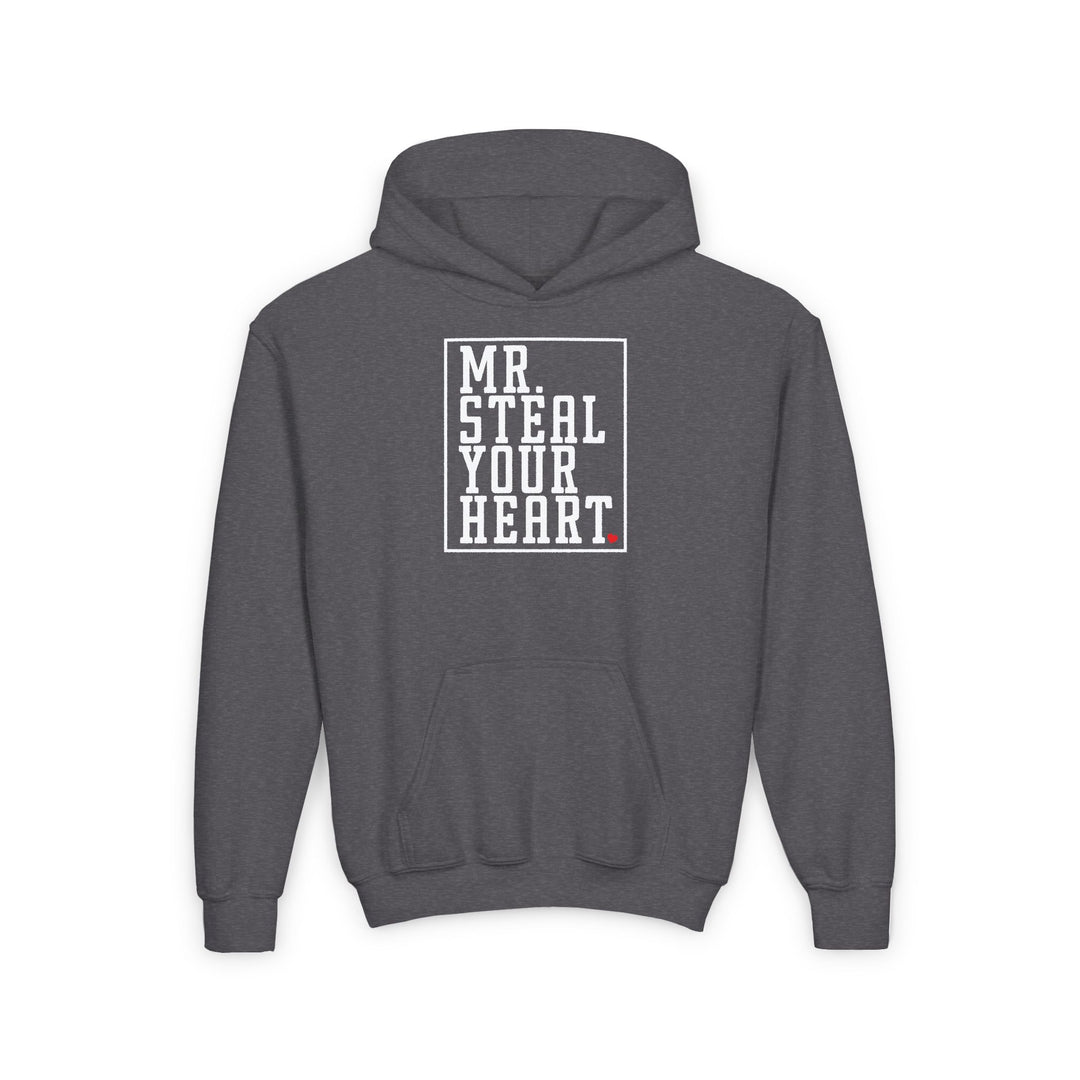 Mr. Steal Your Heart - Youth Heavy Blend Hooded Sweatshirt